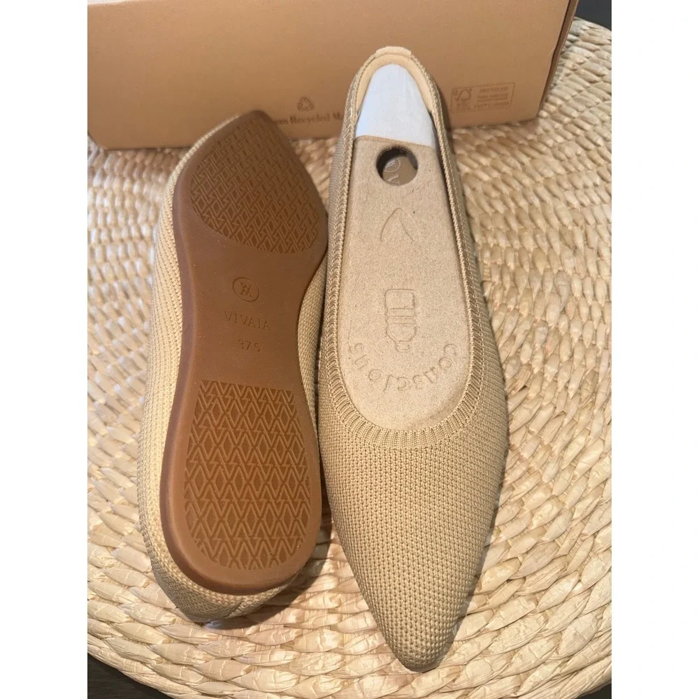 VIVAIA Collection FlatsPointed-Toe Water Repellent Ballet  EU/37.5‎ US/7